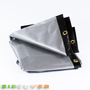 270 GSM Heavy Duty - Black / Silver Tarpaulins