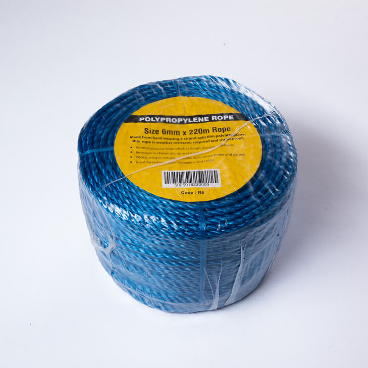 Polypropylene rope - Blue - Tarpaulin Warehouse
