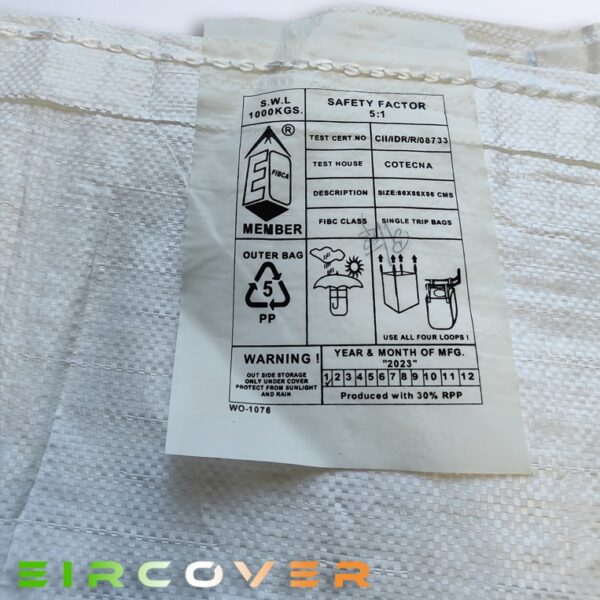 One tonne bag 7 One tonne bag 7