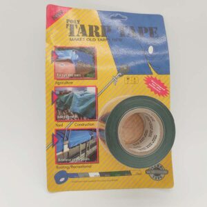 small green tarp tape