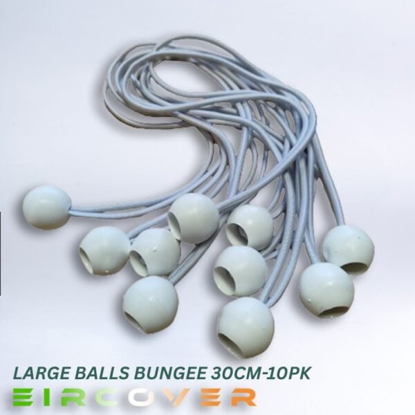 3. Large white ball bungees 30cm -10 pk 3. Large white ball bungees 30cm -10 pk