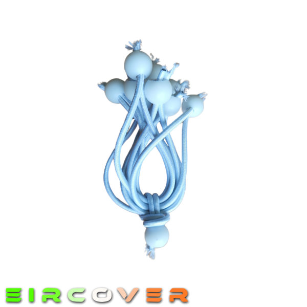 Small White Bungee Ball 10cm ( 10 pk ), (2) Small White Bungee Ball 10cm ( 10 pk ), (2)