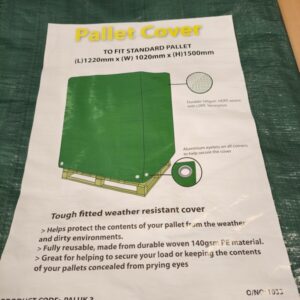 UK Pallet Cover Large - 1220mm (L) x 1020mm (W) x 1500mm (H)