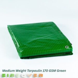 170 GSM Tough - Mono Green Tarpaulins