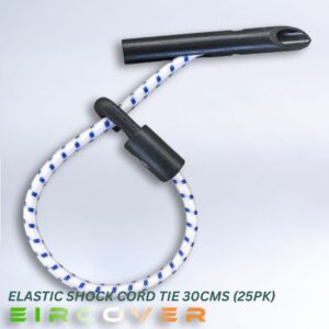 Elastic shock cord tie 30 cm (25 pk )
