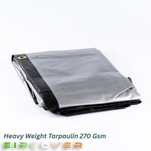 270 GSM Heavy Duty - Black / Silver Tarpaulins