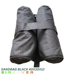 Double Sandbag black : 40cm x 25cm x 12cm