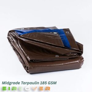 185 GSM Brown/Blue Tarpaulin