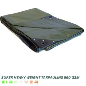 560 Gsm Super Heavyweight Tarpaulins Olive Green