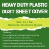 Plastic Dust Sheet 2m by 3m