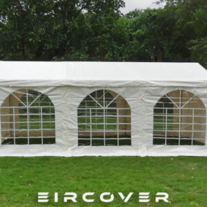 Premium Marquee 3m x 6m PVC Cover - White  / ground bars