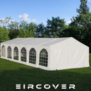 Premium Marquee 6m x 12m PVC Cover - White (with ground bar)