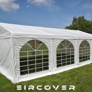 Premium Marquee 4m x 8m PVC Cover - White  / ground bars