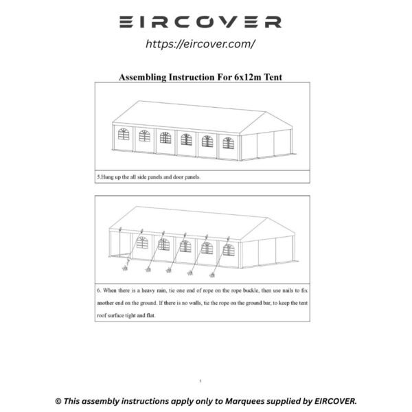 6x12m Tent PVC (8) 6x12m Tent PVC (8)
