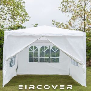 Canopy Party Tent 3m x 9m - White, fully enclosed
