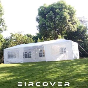 Canopy Party Tent - 3m x 3m - White, fully enclosed