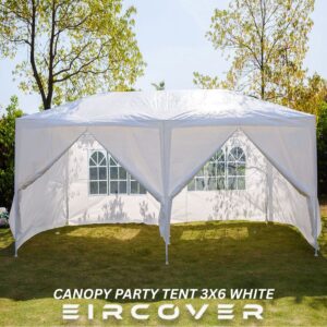 Canopy Party Tent 3m x 6m - White fully enclosed