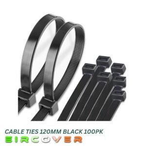 Heavy Duty Cable Ties 100 Pack PA66 Black